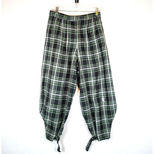 T. Barry Knicker Co. Mens Knickerbockers Golf Pants Size 8 Green Plaid Preppy